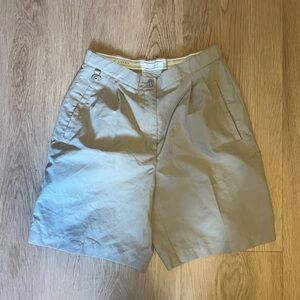 Elegant Tan Women's Bermuda Shorts